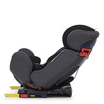 Автокрісло дитяче EL CAMINO ME 1041 BRAVO ISOFIX Авто крісло універсальне для немовляти від 0 до 12 років Чорний, фото 5