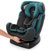 Автокрісло дитяче BAMBI M 3678 Авто крісло універсальне для новонароджених дітей Від 0 до 25 кг Смарагдовий, фото 6