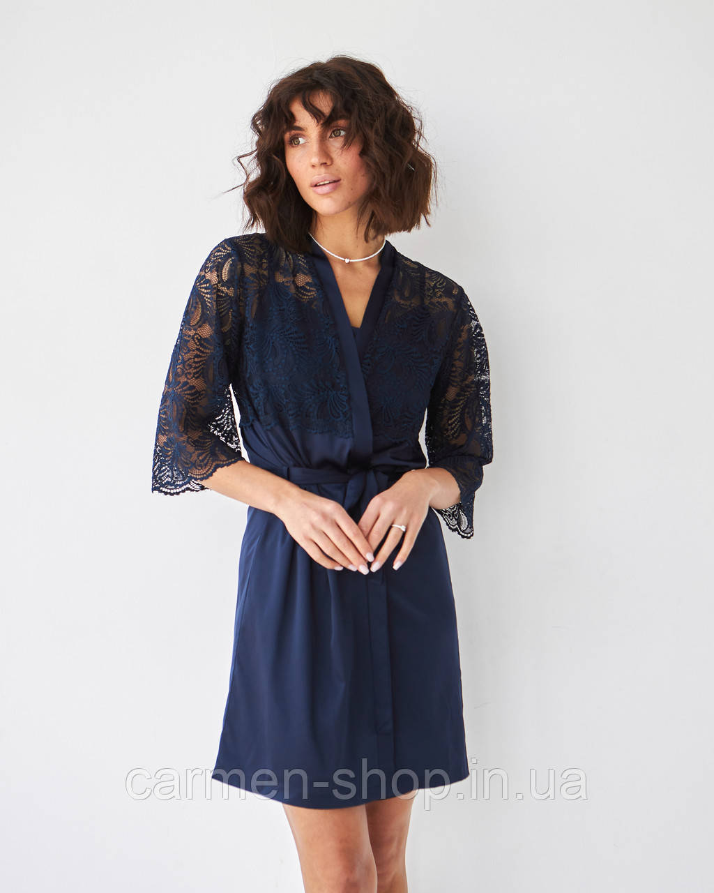Жіночий комплект із сорочки та халата 0318/319 Barwa Garments