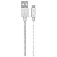 USB кабель Ttec 2DK11G, MicroUSB, 1.2 м., Серебряный