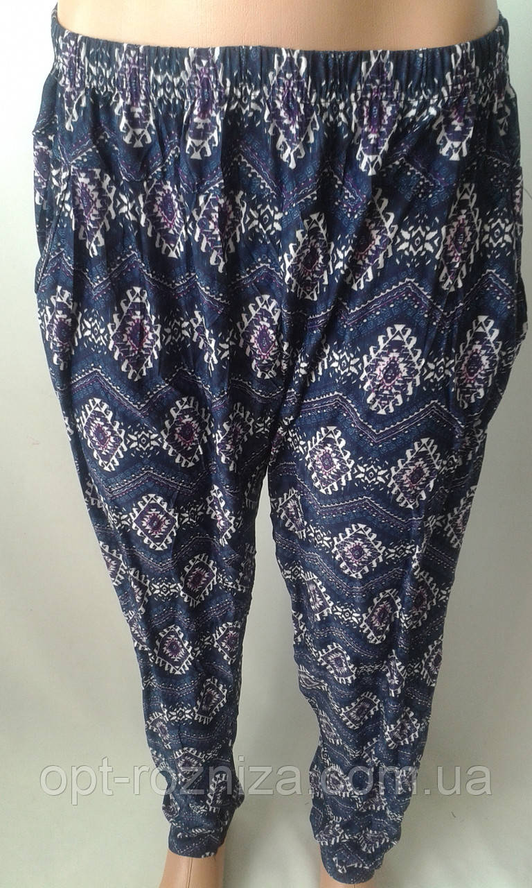 Жіночі легкі штанці великого розміру, фото 1
