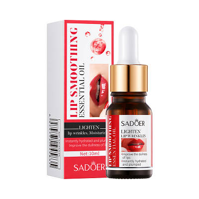 Сироватка для губ поживна з вітаміном E SADOER Lip Smoothing Essential Oil 10 ml
