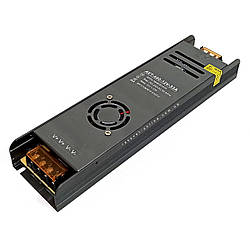 Блок живлення 400W AVT-400-12V-33A металевий перфорований (400Вт 12В 33А) IP20 вузький 245×63×29мм для світлодіодної LED стрічки