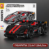 Конструктор Sembo 701906 "Спорткар 23 см на радіокеруванні" 426 деталей, фото 2