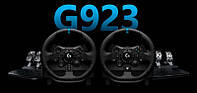 Кермо Logitech G923 Racing Wheel and Pedals for PS4 and PC (941-000149)