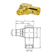 Кабель антенний N type Male - MMCX кутовий 20см перехідник пігтейл для FPV, MikroTik, WiFi антен, модемів, фото 5