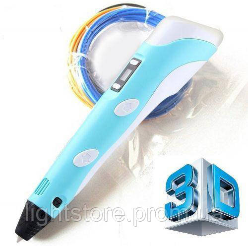 3D ручка Smart 3D Pen 2 c LCD дисплеем. WX-536 Цвет: голубой - фото 7 - id-p1883230090