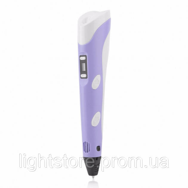 3D ручка Smart 3D Pen 2 c LCD дисплеем. KB-548 Цвет: фиолетовый - фото 4 - id-p1883230091