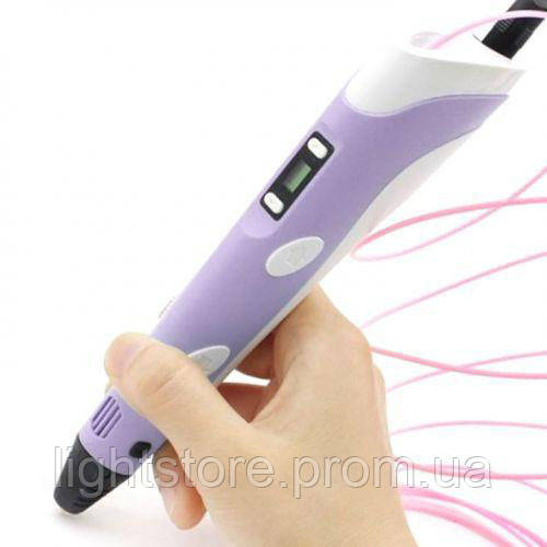 3D ручка Smart 3D Pen 2 c LCD дисплеем. KB-548 Цвет: фиолетовый - фото 8 - id-p1883230091