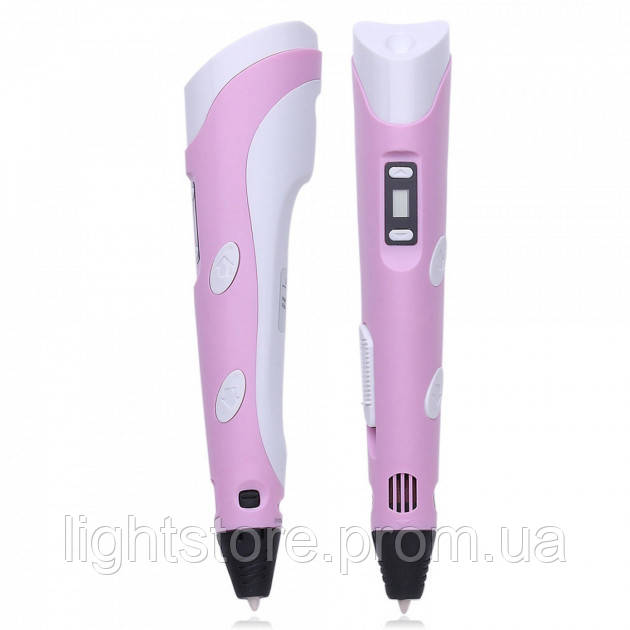 3D ручка Smart 3D Pen 2 c LCD дисплеем. IJ-564 Цвет: розовый - фото 9 - id-p1883230404