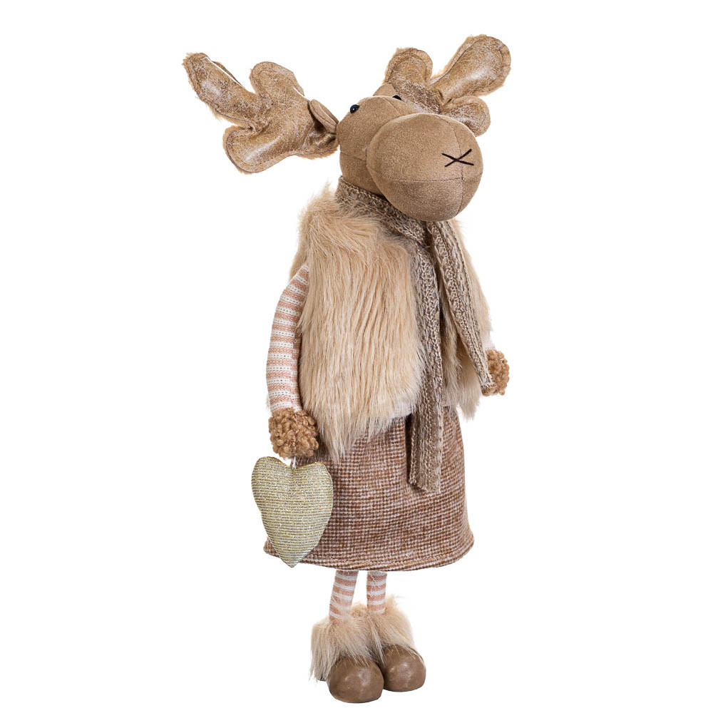 Фігурка "Олень" дівчинка в коричневому ELISEY, фото 1