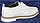 Розміри 36, 37, 38, 39, 40 Демісезонні жіночі шкіряні туфлі Viscala на низькому ходу, білі, повнорозмірні, фото 7