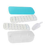 Форма для льоду з контейнером силіконова, фото 5