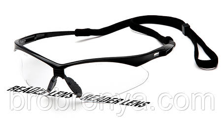 Біфокальні захисні окуляри ProGuard Pmxtreme Bifocal (clear +2.5) біфокальні прозорі з діоптріями, фото 1