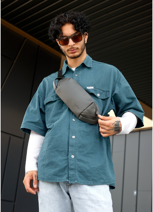 Сумка на пояс бананка Sambag Holster MSH чорна з перфорацією