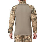 Сорочка чоловіча тактична бойова з довгим рукавом, футболка армійська для військових і армії ВСУ, Бежевий XXL, фото 2