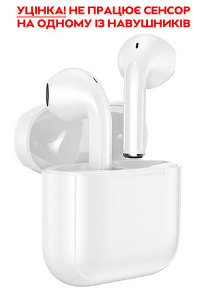 Бездротові TWS навушники Picun Music Pods White УЦІНКА (130529), фото 1