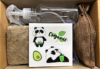 Подарунковий набір для вирощування мікрозелені Panda microgreen на 12 врожаїв ( 12 видів культур)