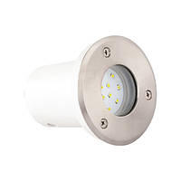 Светильни тротуарный Horoz Electric SAFIR LED 1,2W мат.хром синий (079-003-0002-020)