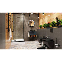 Готове рішення 3: Qtap Robin ванна кімната підвісний монтаж Bundle Black