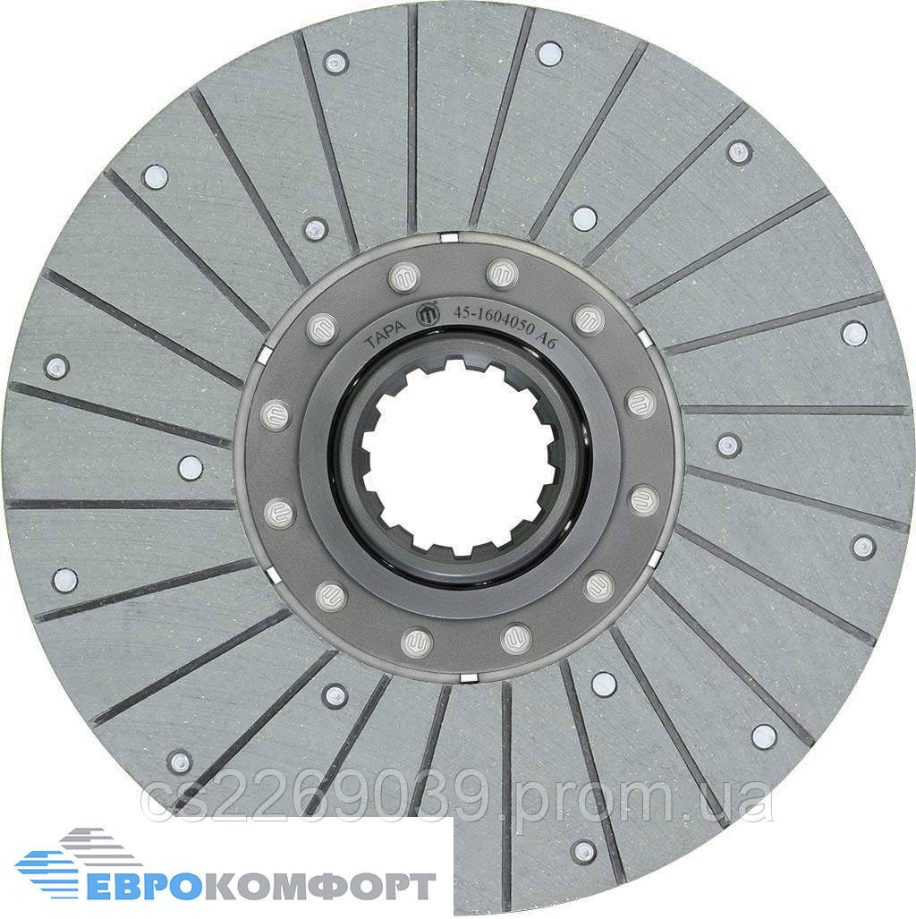 Диск зчеплення муфти ВОМ відомий ЮМЗ-6 (на кульках) 45-1604050 А6