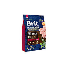 Корм сухий для старіючих собак великих порід Brit Premium Dog Senior L+XL 3 кг (курка)