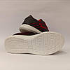 36 р Кросівки чорні з червоним на білій підошві екошкіра жіночі підліткові демісезон 36p,, фото 8