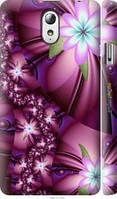 Чехол на Lenovo Vibe P1m Цветочная мозаика "1961m-154-2448"