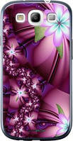 Чехол на Samsung Galaxy S3 Duos I9300i Цветочная мозаика "1961t-50-2448"