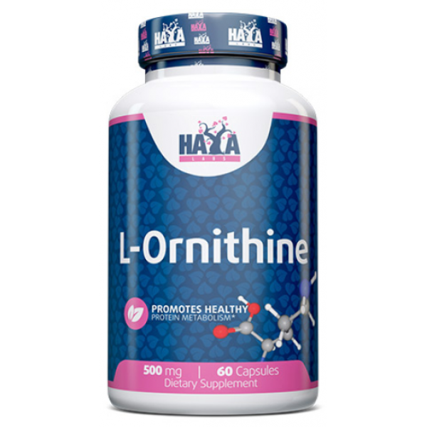 L-Орнітин Haya Labs L-ORNITHINE 500 мг 60 капсул