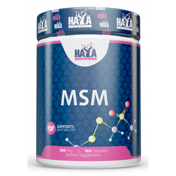 Метилсульфонілметан HAYA LABS MSM 500 мг 180 капсул