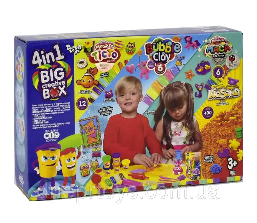 Набір для творчості Danko Toys 4в1 Big Creative Box BCRB-01-01U