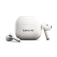 Навушники Lenovo LP40 white бездротові вкладиші