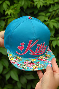 Кепка дитяча для дівчинки блакитного кольору 159911P