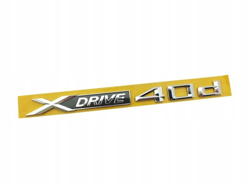 Шильдик емблема на крило Xdrive 40d BMW BMW E53 E70 F15 G05 X3 X4 X5 X6 X7 колір хром