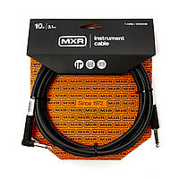 MXR DCIS10R Готовый инструментальный кабель 6.3 прямой-6.3 угловой 3м.