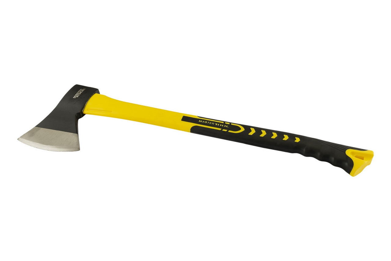 Сокира MASTERTOOL 1000 г HRC 60 ручка фібергласова 590 мм 05-0206