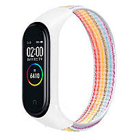 Ремешок Xiaomi Mi Band 7, BeCover Nylon, Rainbow, Рисунок