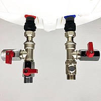 Набір для бойлера, водонагрівача MINI B2 Boiler Series з запобіжним клапаном і діелектричними муфтами