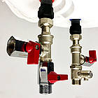 Набір для бойлера, водонагрівача MINI B2 Boiler Series з запобіжним клапаном і діелектричними муфтами, фото 2