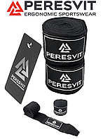 Боксерские бинты для единоборств бинты под боксерские перчатки Peresvit Hand Wraps Black (450см)