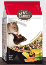 Корм для мишей, щурів і хом'яків Deli Nature menu rats 5 зірок 750 г