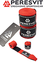 Боксерские бинты для единоборств бинты под боксерские перчатки Peresvit Hand Wraps Red (300см)