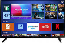 Телевізор LG 42 дюйми Smart TV Android 11 Wi-Fi LED 4К Смарт ТВ, фото 3