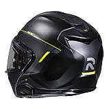 Мотошолом HJC RPHA 91 Combust чорно-жовтий, фото 2