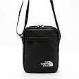 Барсетка сумка через плече The North Face чорна, стильна сумка-месенджер чоловіча планшет, фото 3