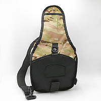 Тактическая сумка-слинг плечевая, однолямочный рюкзак, мультикам барсетка через плечо нагрудный с кордуры топ