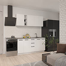 Готова Кухня Стиль Comfort 1.6 м Біла зі стільницею