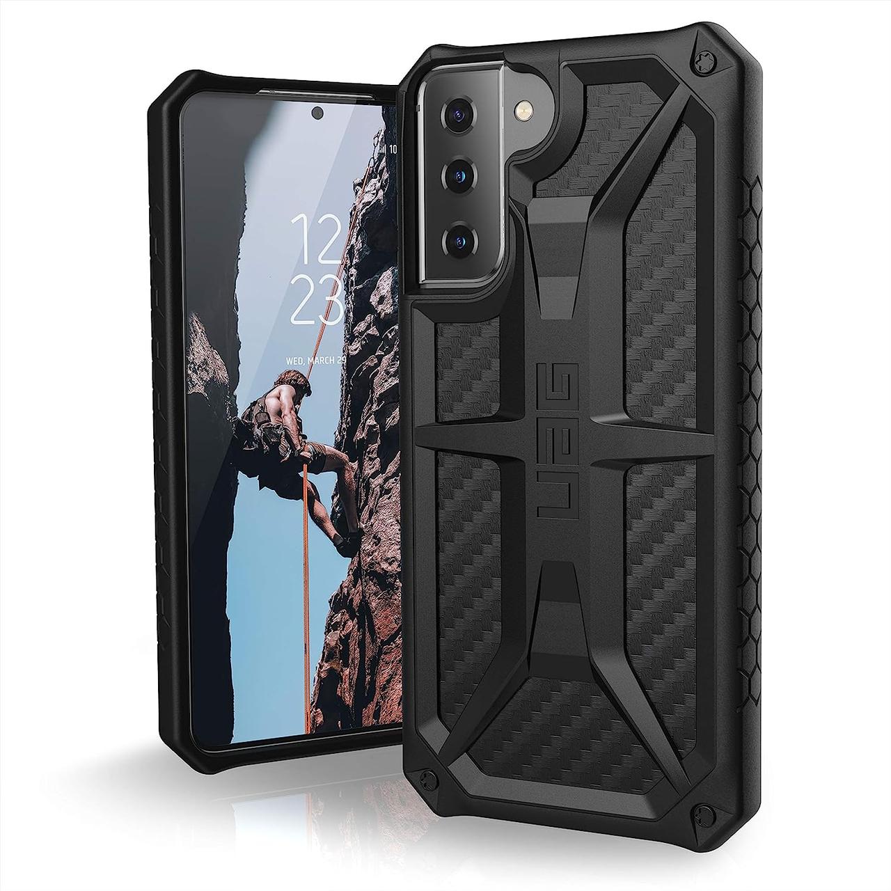 Оригінальний чохол UAG Monarch Carbon Fiber для Samsung Galaxy S21 Plus SM-G996