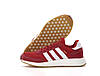 Чоловічі кросівки Adidas INIKI Red White (Червоні) Взуття Адідас Інікі повсякденні замш текстиль демісезон, фото 5